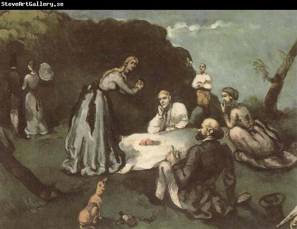 Paul Cezanne Le Dejeuner sur i herbe